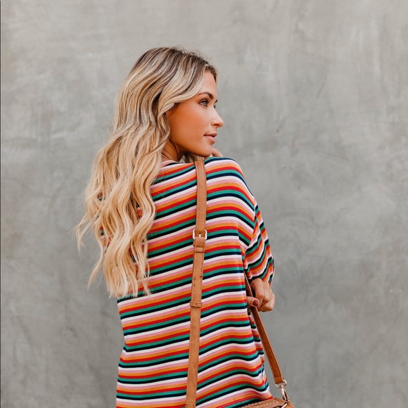 Striped Sweater Top - Picture 3 of 8